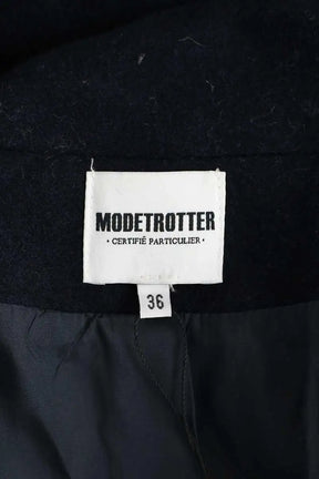 Manteau Modetrotter Bleu en Laine