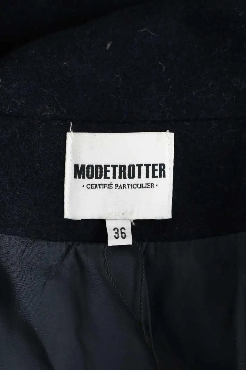 Manteau Modetrotter Bleu en Laine