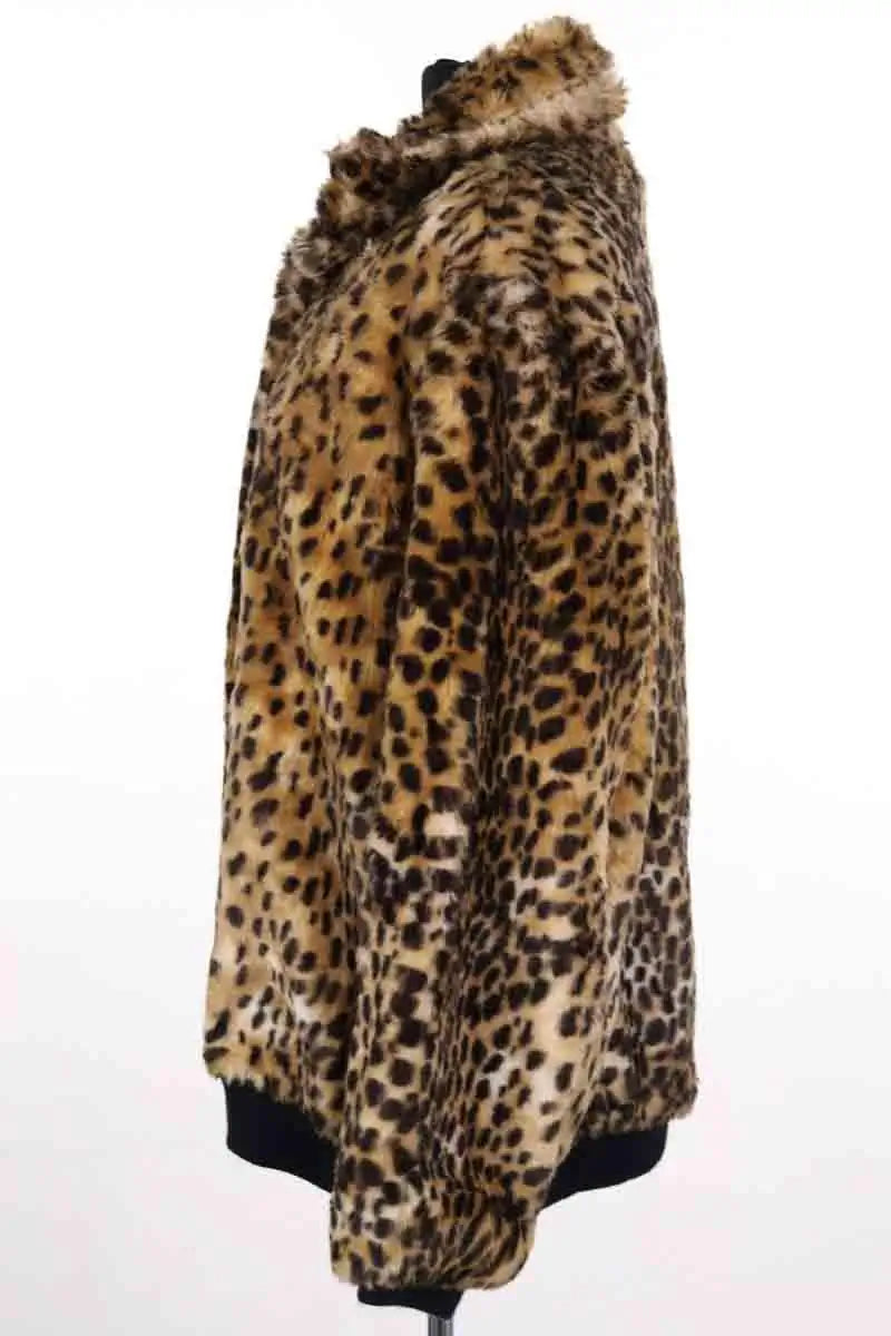 Manteau Modetrotter Yote Marron en Synthétique