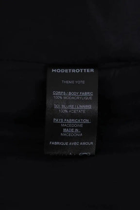 Manteau Modetrotter Yote Marron en Synthétique
