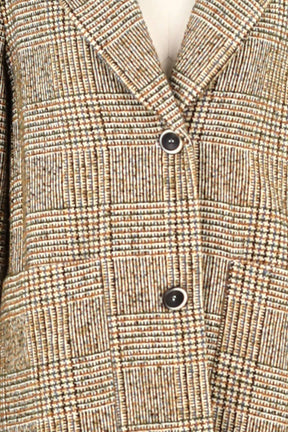 Manteau Momoni Marron en Coton