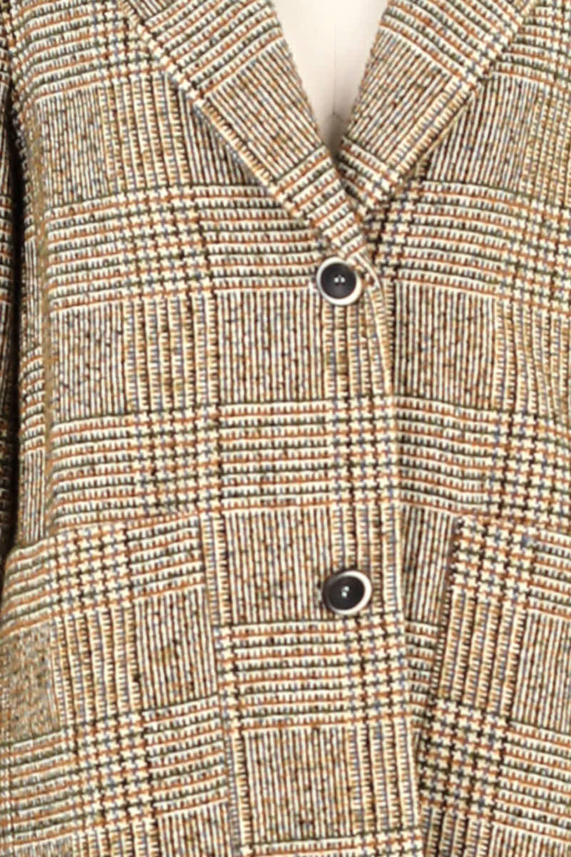 Manteau Momoni Marron en Coton