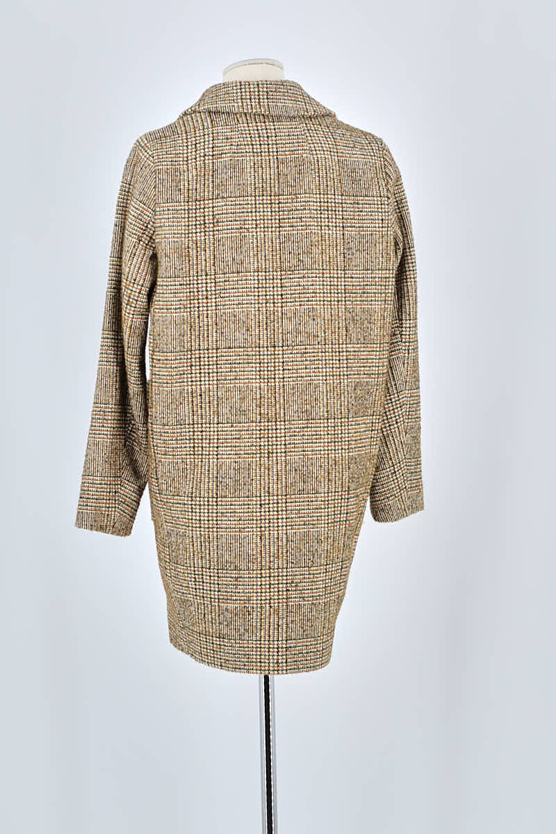 Manteau Momoni Marron en Coton