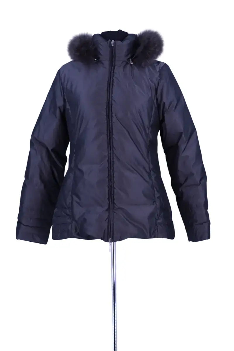 Manteau Moncler Gris en Synthétique, taille M - Seconde Main