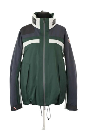 Manteau Moncler Vert en Synthétique, taille XL - Seconde Main