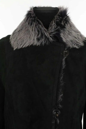 Manteau Other Brand Evian Noir en Daim