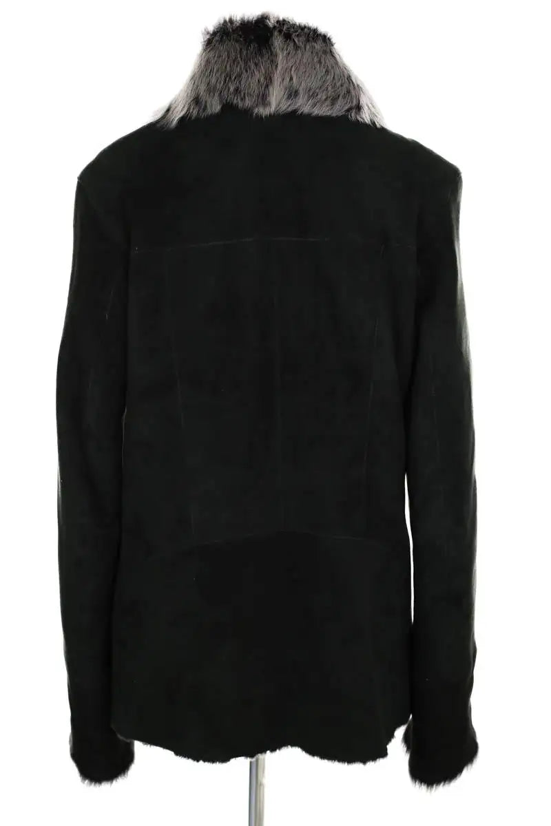 Manteau Other Brand Evian Noir en Daim