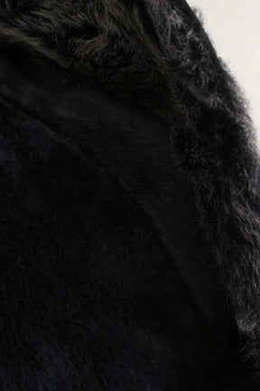 Manteau Other Brand Evian Noir en Daim