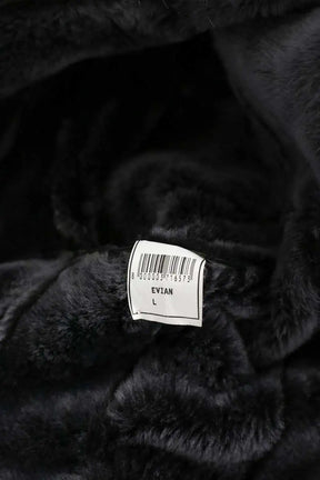 Manteau Other Brand Evian Noir en Daim