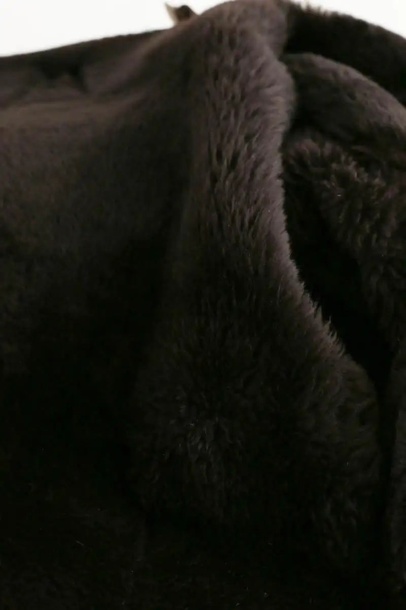 Manteau Other Brand Marron en Daim