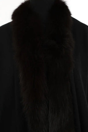 Manteau Other Brand Noir en Fourrure