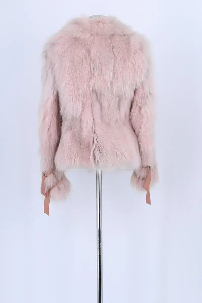 Manteau Other Brand Rose en Fausse fourrure