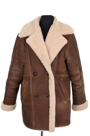 Manteau Pablo Marron en Laine, taille L - Seconde Main