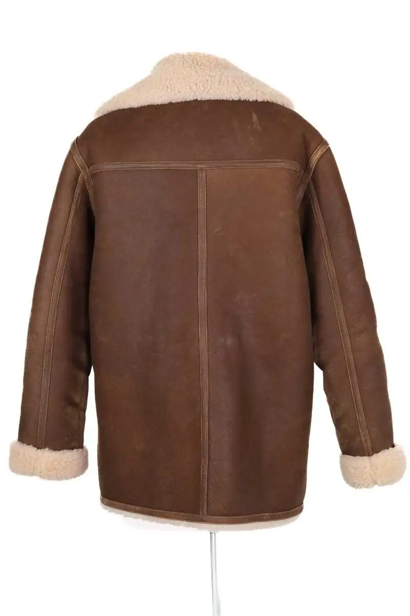 Manteau Pablo Marron en Laine