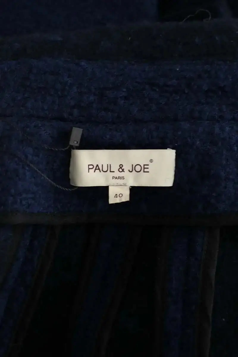 Manteau Paul & Joe Bleu en Laine
