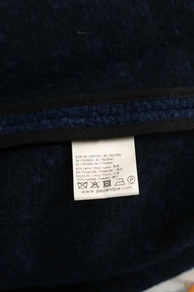 Manteau Paul & Joe Bleu en Laine