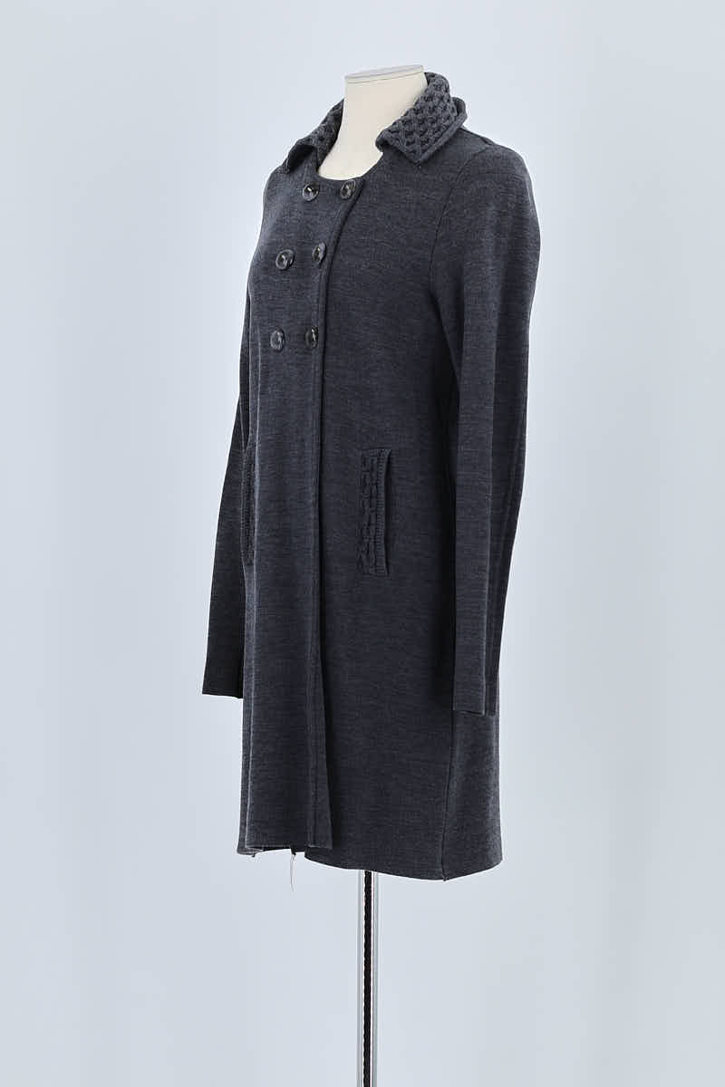 Manteau Paul & Joe Gris en Laine