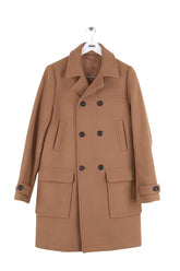 Manteau Paul & Joe Marron en Laine, taille S - Seconde Main
