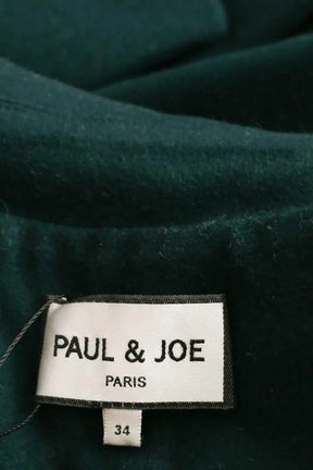 Manteau Paul & Joe Vert en Laine