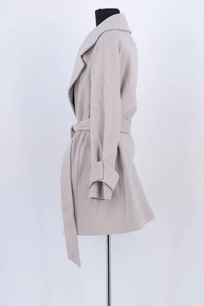 Manteau Paule Ka Beige en Laine
