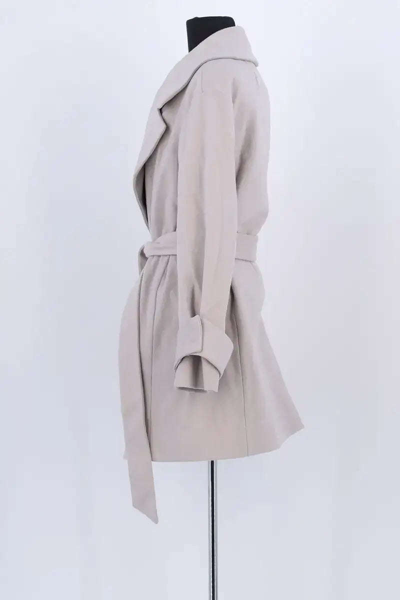 Manteau Paule Ka Beige en Laine