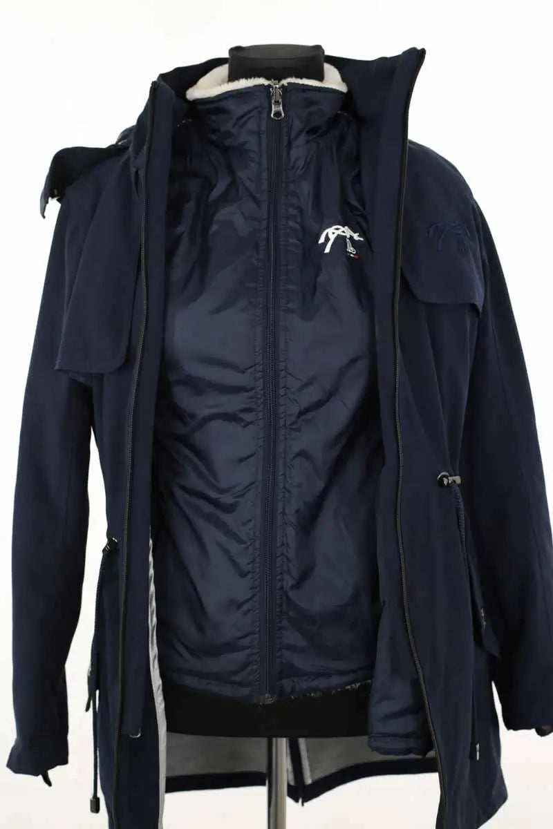 Manteau Pénélope Leprevost Other Brand Marine en Polyester