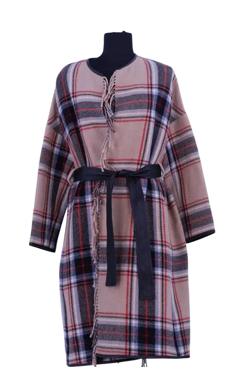 Manteau Pinko Beige en Laine, taille M - Seconde Main