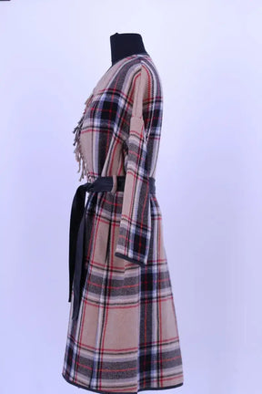 Manteau Pinko Beige en Laine
