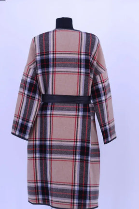 Manteau Pinko Beige en Laine