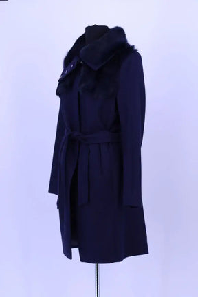 Manteau Pinko Bleu en Laine