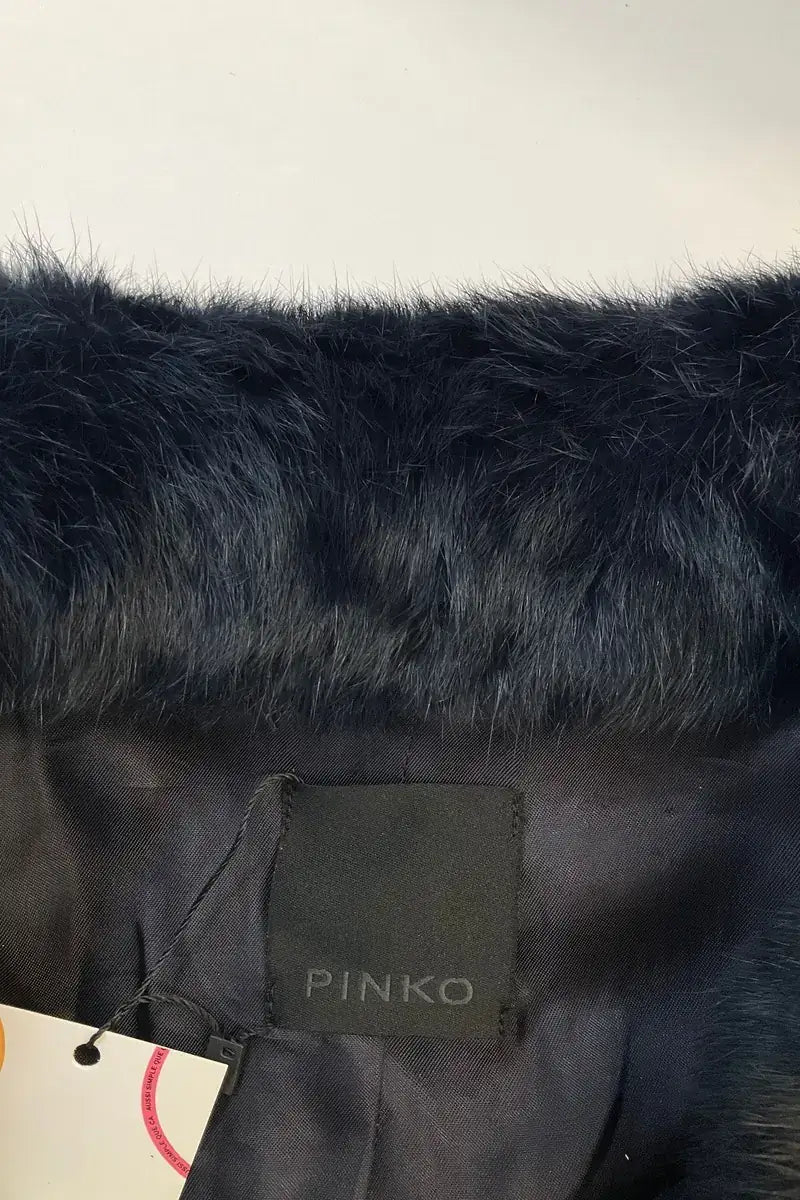Manteau Pinko Bleu en Laine