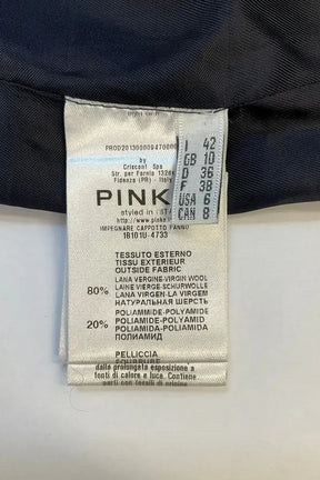 Manteau Pinko Bleu en Laine