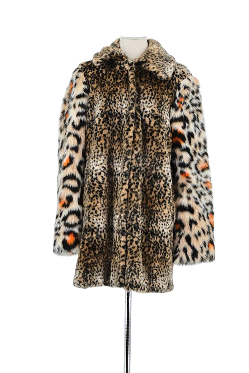 Manteau Pinko Marron en Polyester, taille S - Seconde Main