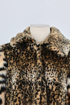 Manteau Pinko Marron en Polyester