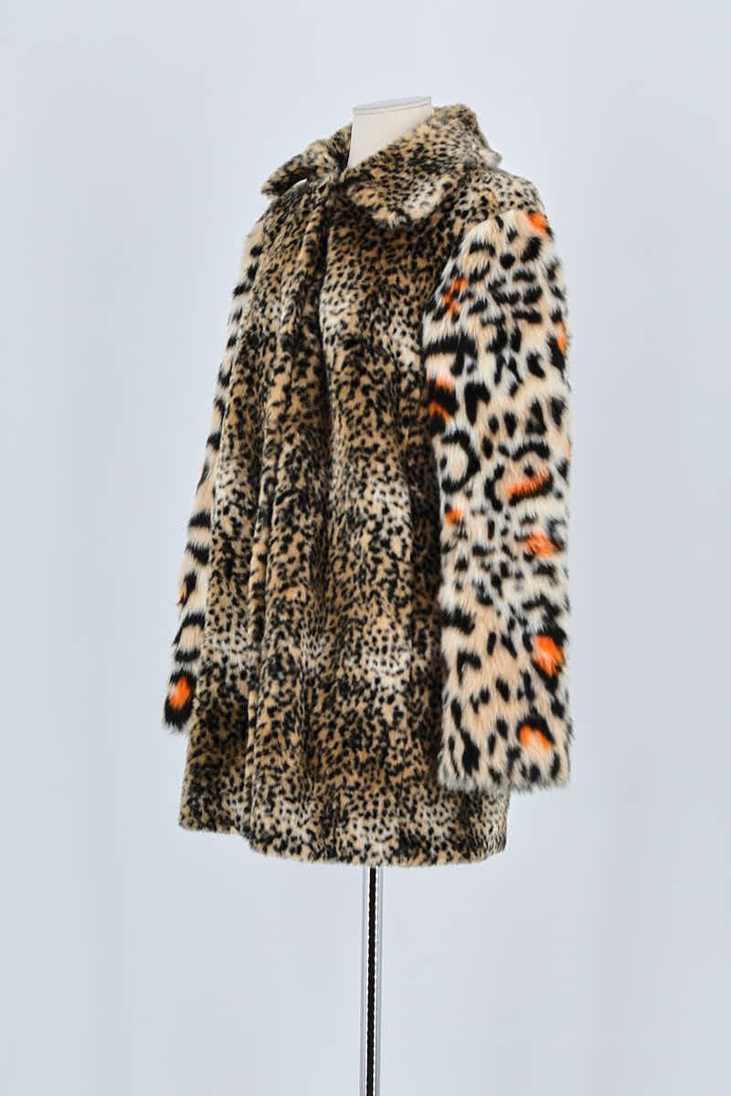Manteau Pinko Marron en Polyester