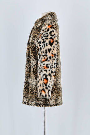 Manteau Pinko Marron en Polyester