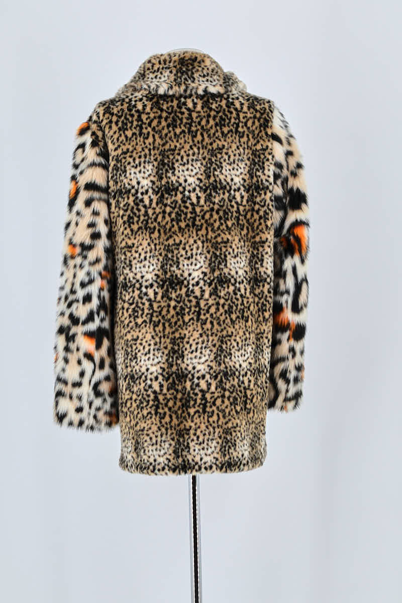 Manteau Pinko Marron en Polyester