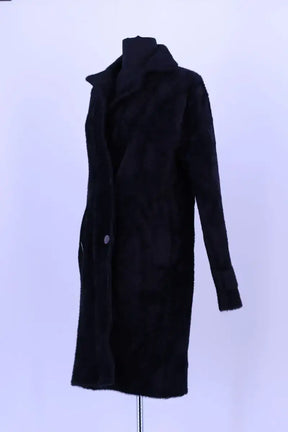 Manteau Pinko Noir en Synthétique
