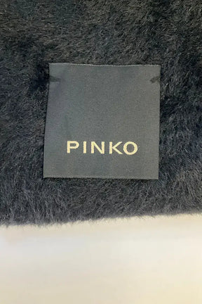 Manteau Pinko Noir en Synthétique
