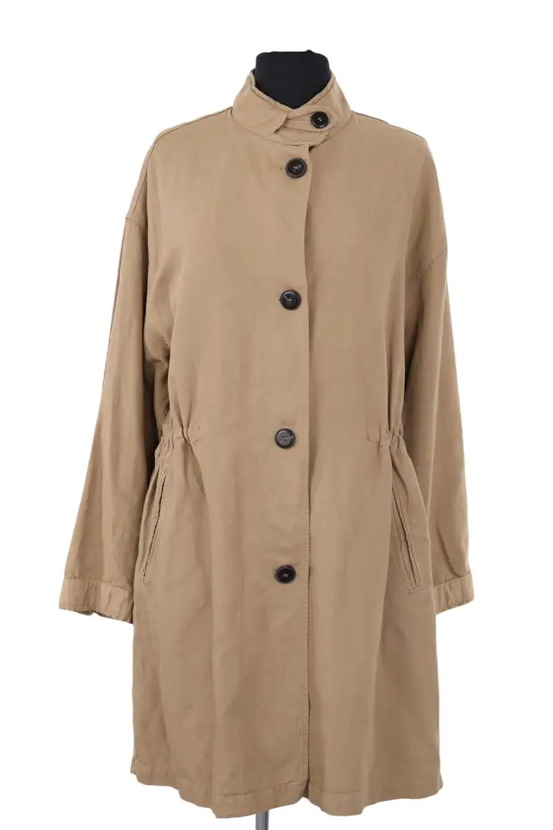 Manteau Pomandère Marron en Coton, taille M - Seconde Main