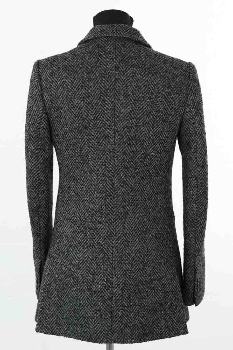 Manteau Red Valentino Gris en Synthétique