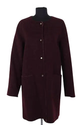 Manteau réversible  Gerard Darel Bordeaux en Laine, taille M - Seconde Main