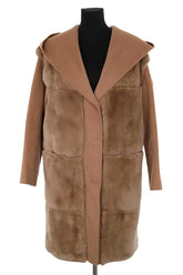 Manteau Rizal Camel en Cachemire, taille L - Seconde Main