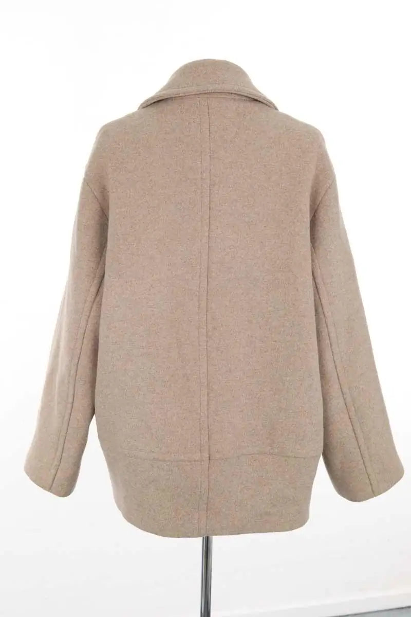 Manteau Roseanna Camel en Laine