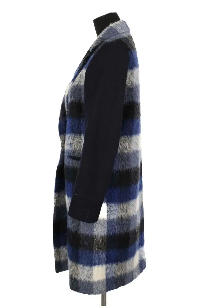 Manteau Sandro Bleu en Laine