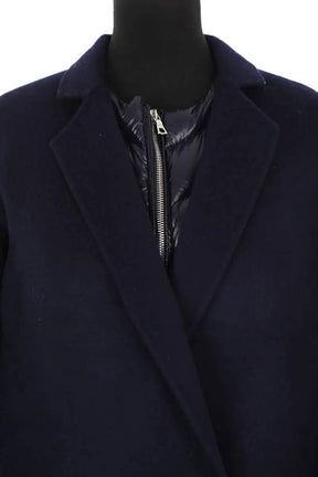 Manteau Sandro Marine en Polyamide