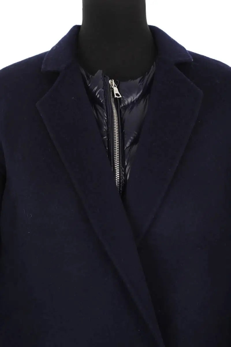 Manteau Sandro Marine en Polyamide