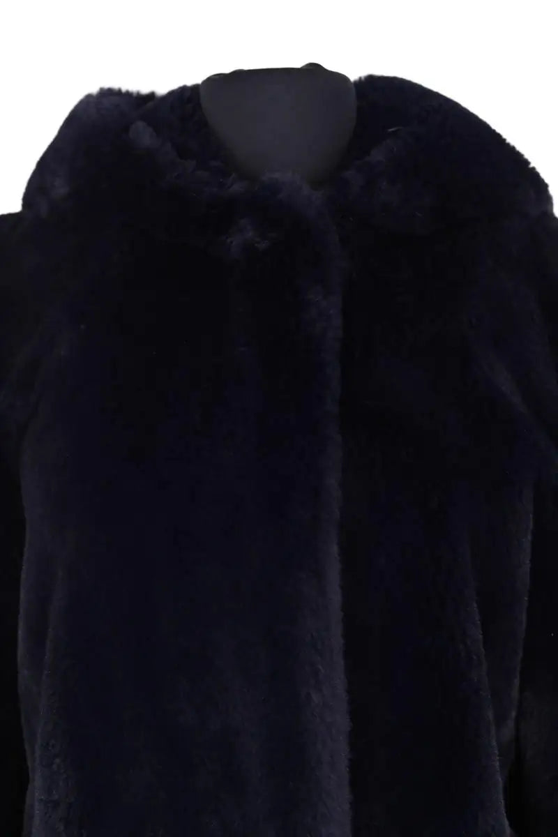 Manteau Sandro Marine en Synthétique