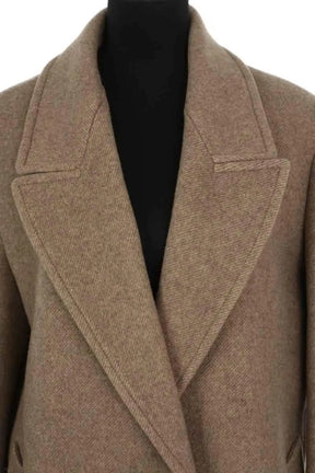 Manteau Sandro Marron en Laine