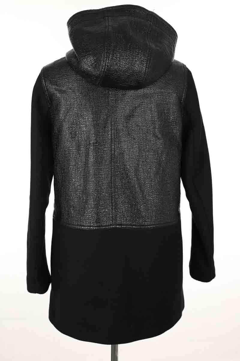 Manteau Sandro Noir en Laine